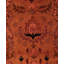 Tapis unique en laine brun 4 pi 2 po x 6 pi Huckstep