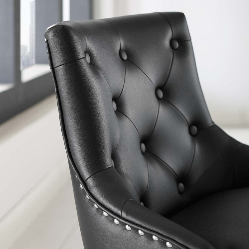 Chaise de bureau Regent, Noir