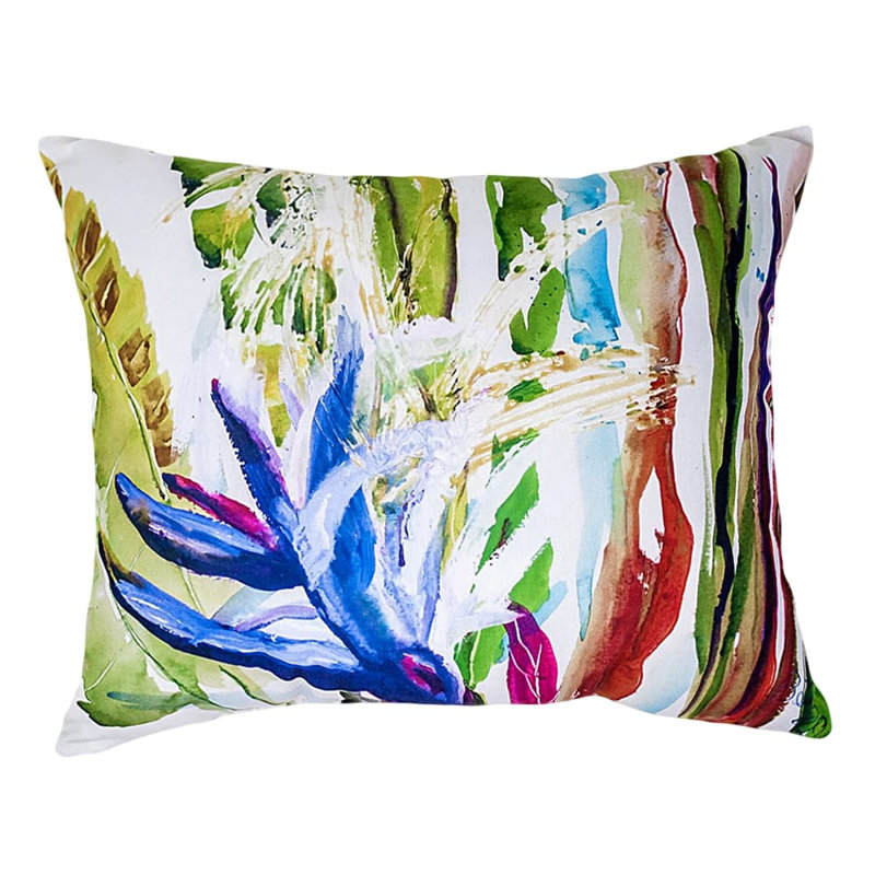 Coussin lombaire d’intérieur/d’extérieur abstrait Bloomingdale