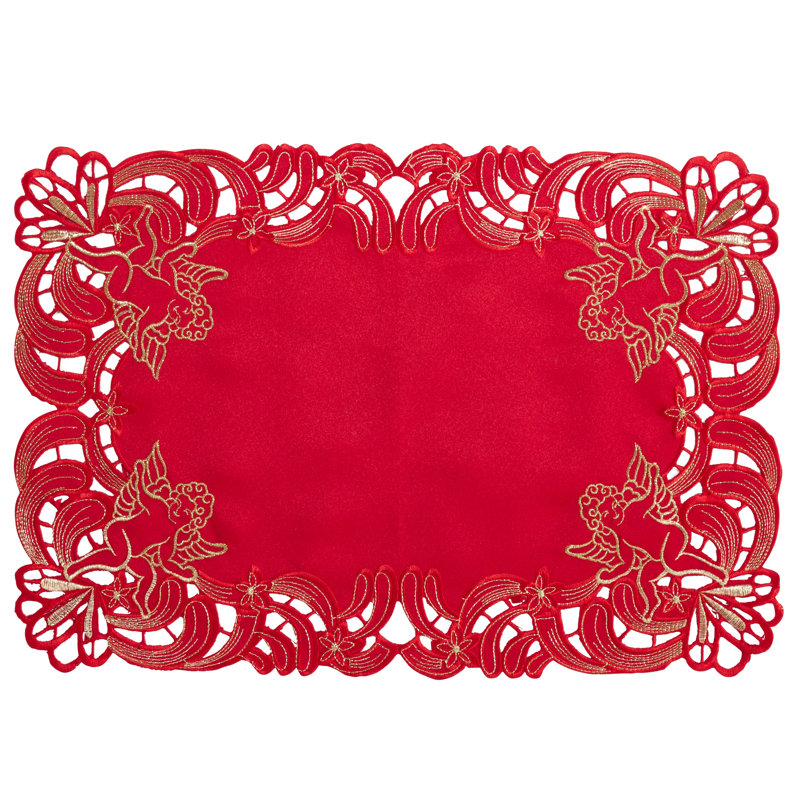 Napperon Tryston Cupid 20 ", Rouge