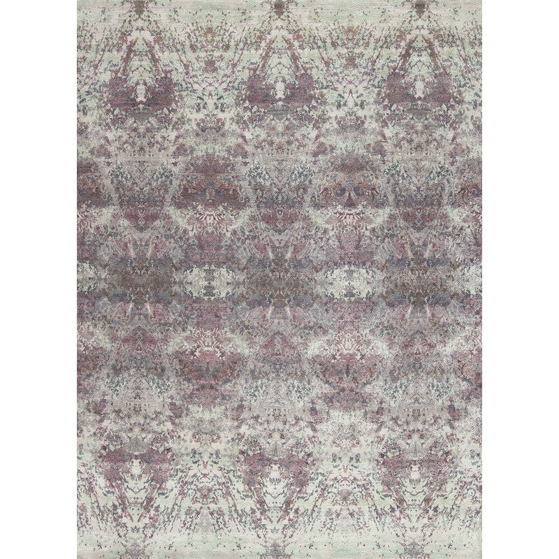 Fanciful Hand Knotted Area Rug