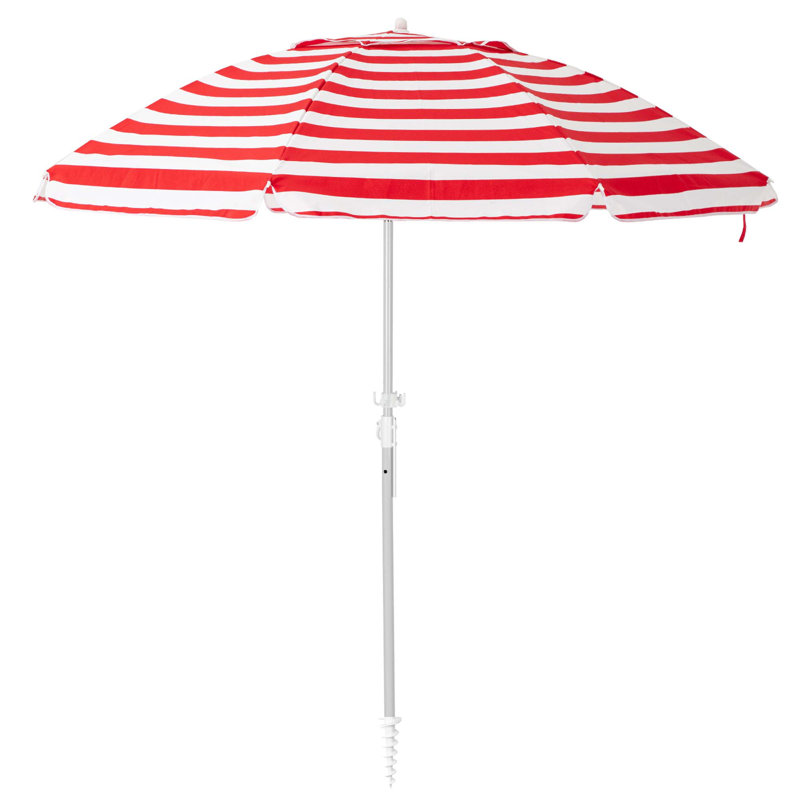 Parasol de plage de 78 po Macintyre, Rouge
