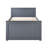 Twin Platform Bed W/ Trundle And Drawers (Fully Slated)-1587924576