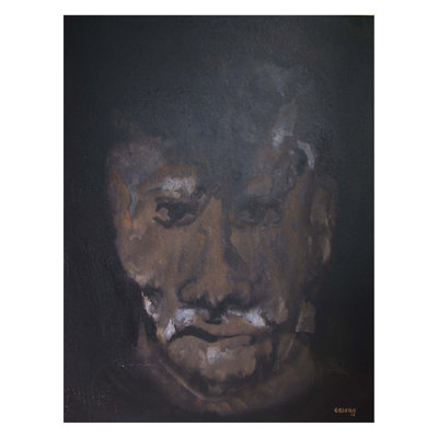 Visage perdu - Art abstrait | Acrylique sur toile | Par Prasanna Musale