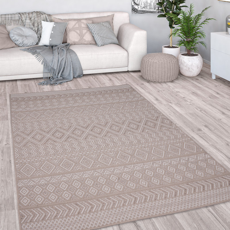 Kronos Moroccan Shag Area Rug, Round 80cm