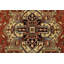 Tapis unique rouille 7 pi 9 po x 7 pi 11 po