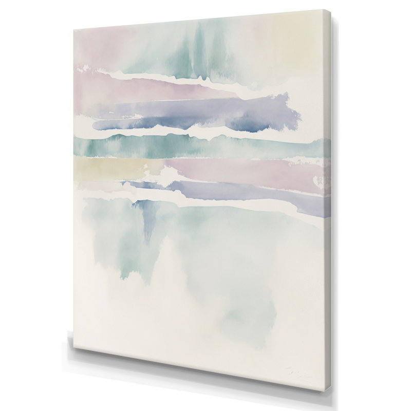 «Quietude in Mute Pastel I», reproduction sur toile, H 40 po x l 30 po x P 1,5 po, Toile tendue