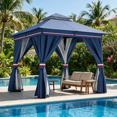 8 Ft. W x 8 Ft. D Steel Pop-up Gazebo