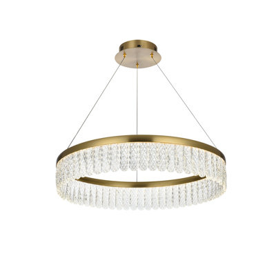 Lustre rond à DEL Yiana