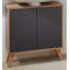 60Cm W x 65Cm H x 30.5Cm D Manufactured Wood Drill / Screw Freestanding Under Sink Cabinet