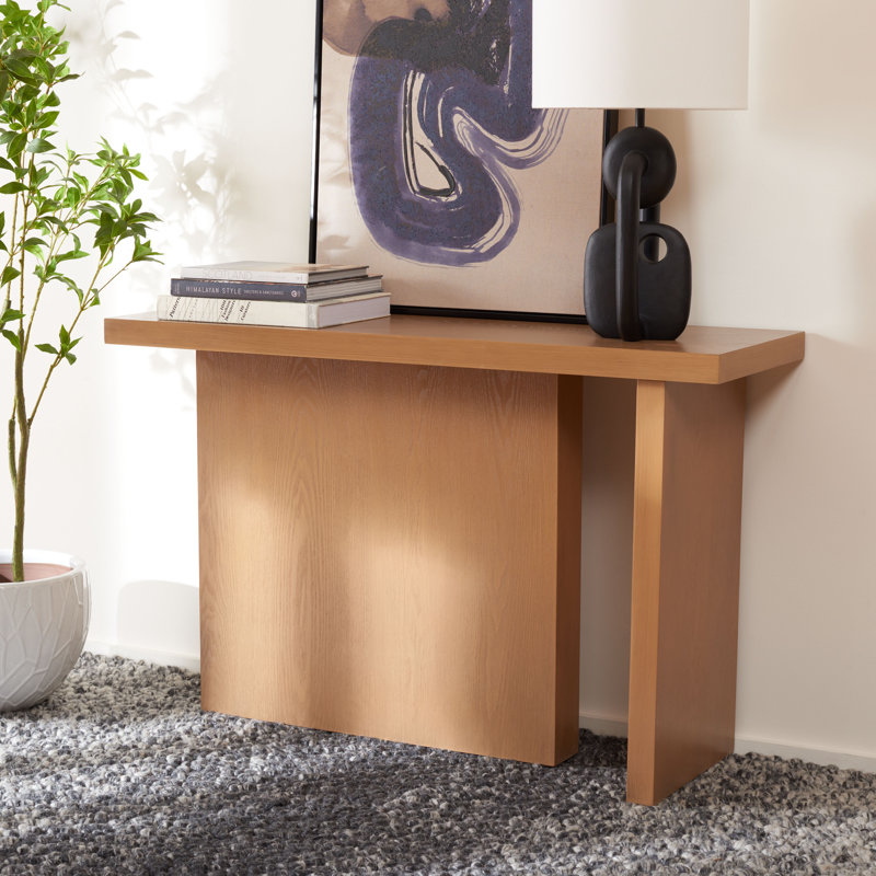 Console en bois massif 47 po Aava, Sable