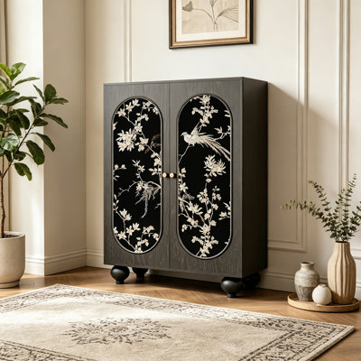 Armoire de rangement French Flower Bird