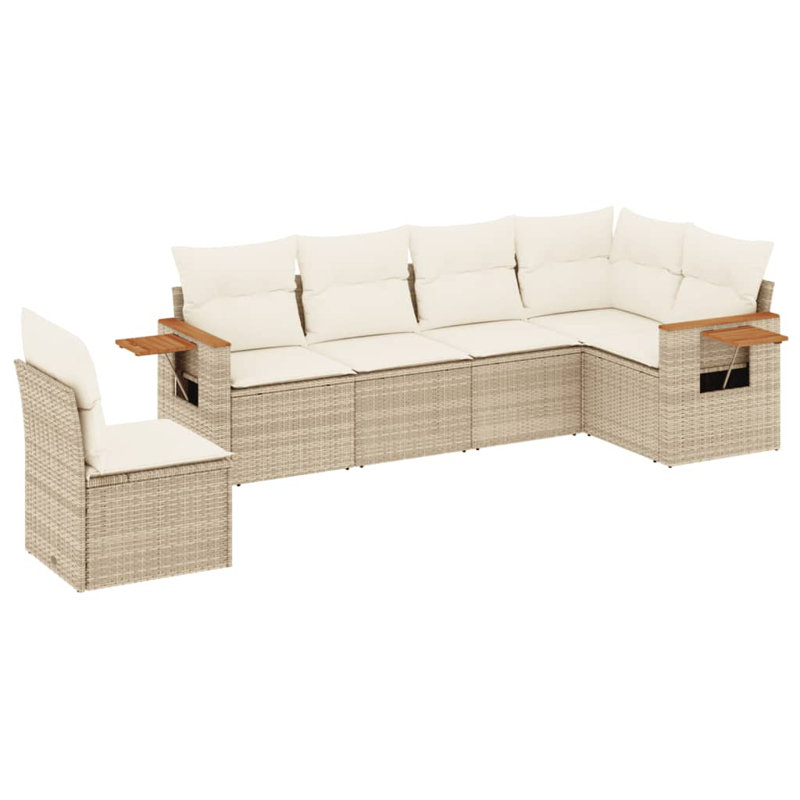 Vidaxl Garden Sofa Set, Beige