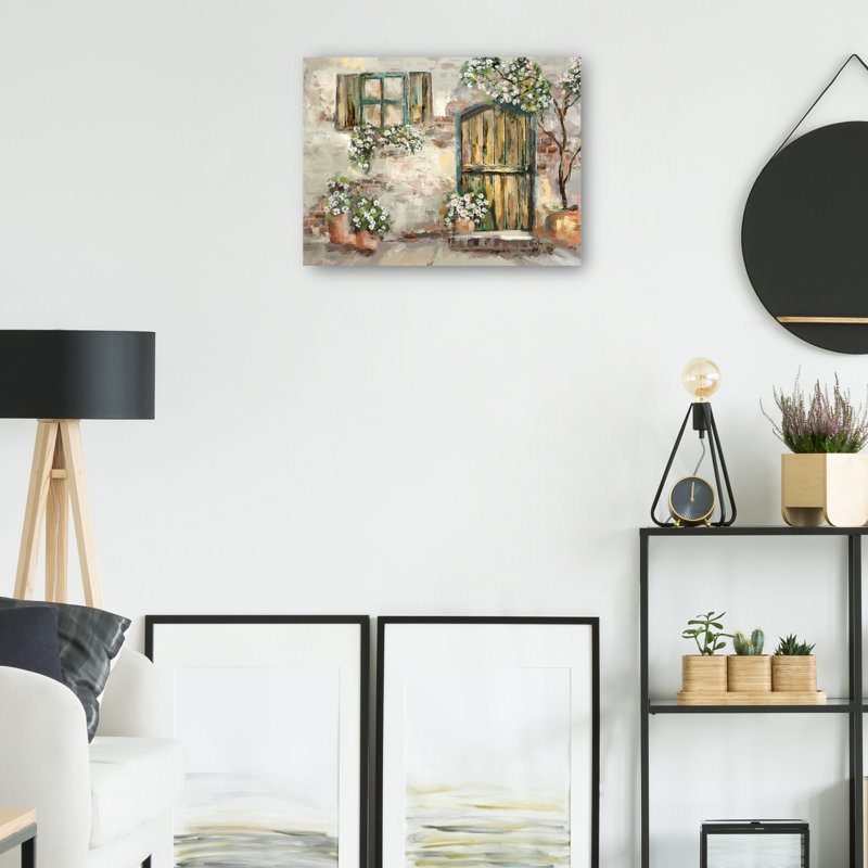 «Bella Casa I» par Studio Arts, reproduction d'art sur toile, H 42 po x l 56 po, Toile tendue