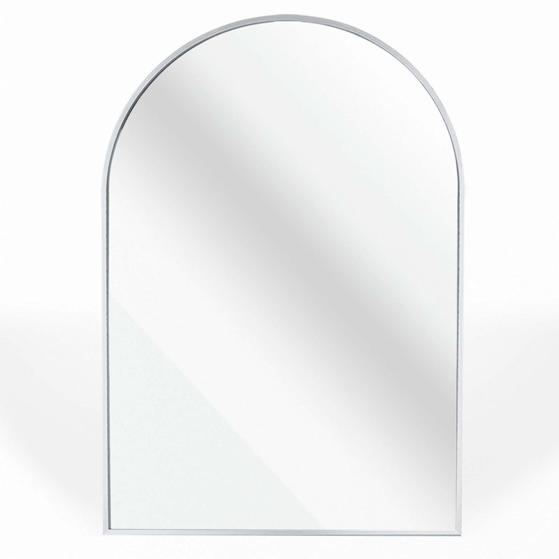 Miroir de salle de bain, 40 po x 30 po, Argent argent