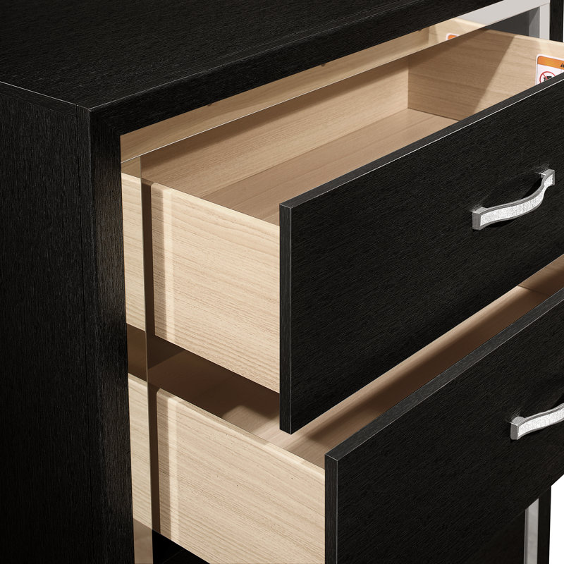 Maxo 5 - Drawer Chest, Black