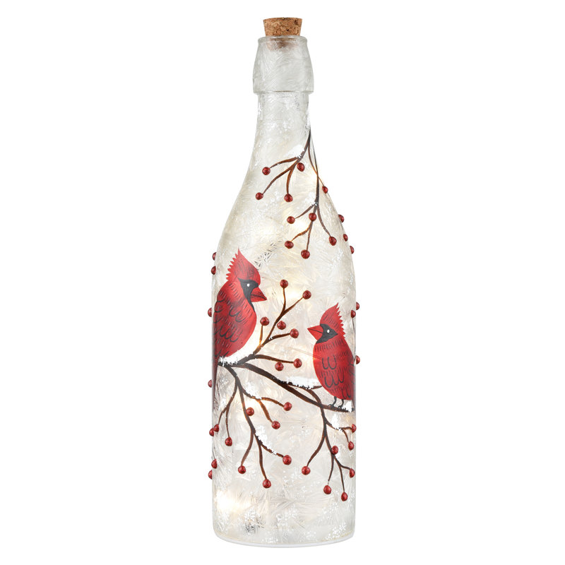 Éclairage d'hiver pour bouteilles de glace