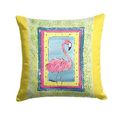 Flamingo Outdoor Square Pillow Cover & Insert