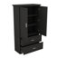 Armoire fonctionnelle avec deux tiroirs et une tablette réglable-1011306480
