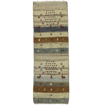 Jagmohan Performance Wool Striped Indoor Rug