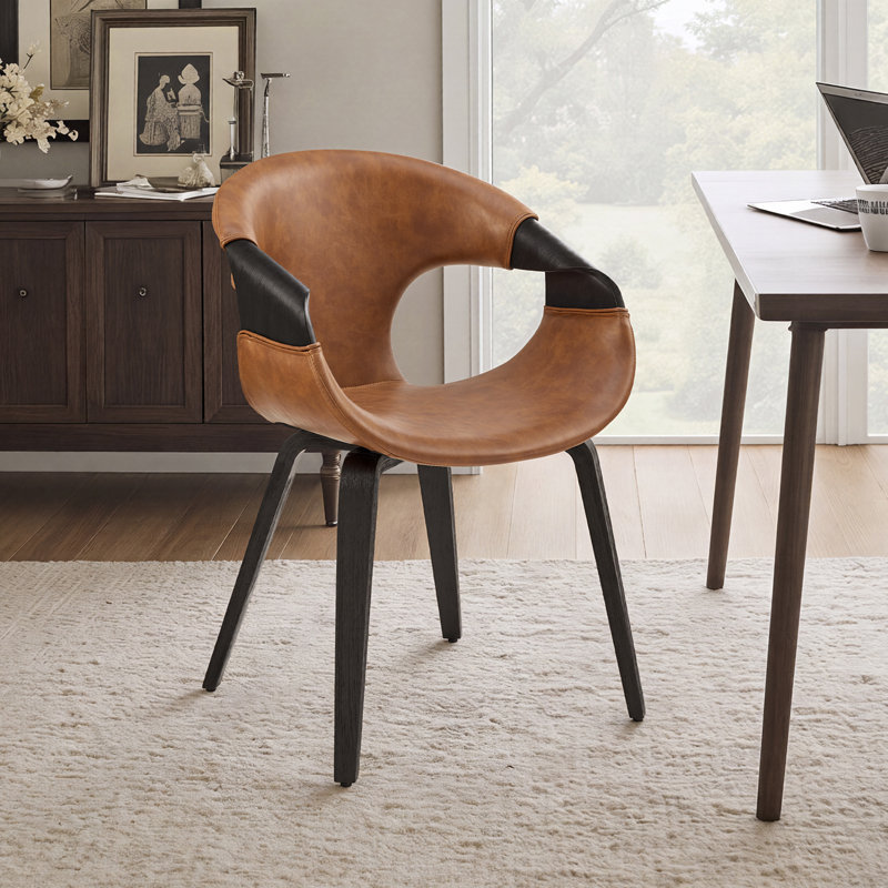 Janaan 54Cm Wide Armchair, Brown , Black