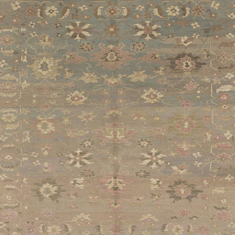 Abstract Indoor Rug, Square 7'