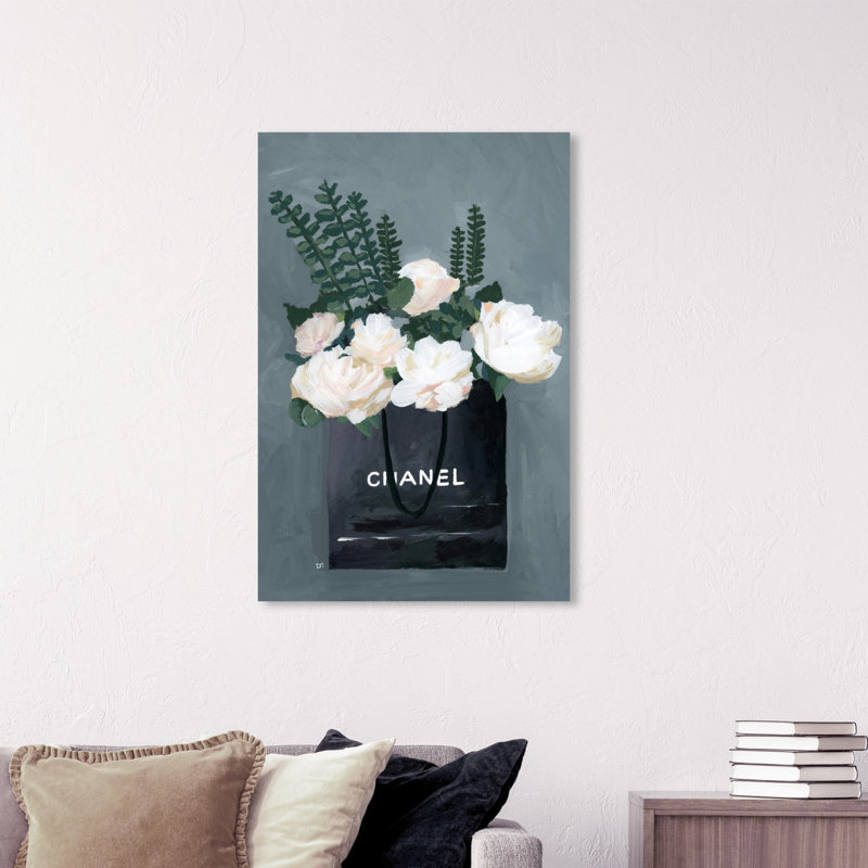 Precious Finds Florals - Peinture, H 36 po x l 24 po, Toile tendue