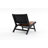 Scandinavian Accent Chair with Solid Wood Frame - Modern Boho Lounge Chair for Indoor & Covered Outdoor Use, 10-Minute Assembly Mid-Century Reading Chair for Living Room & Bedroom-702568180