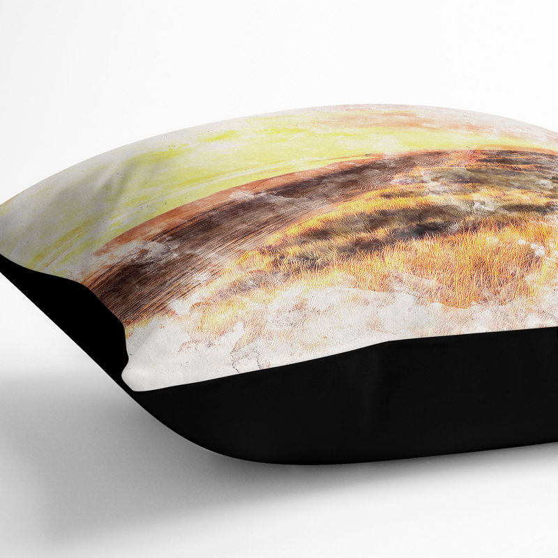 Square Cushion, 55cm H x 55cm W x 20cm D, Black