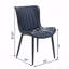 Set Of 2 Dining Chairs: Faux Leather Mid-Century Modern Modern Accent Chairs