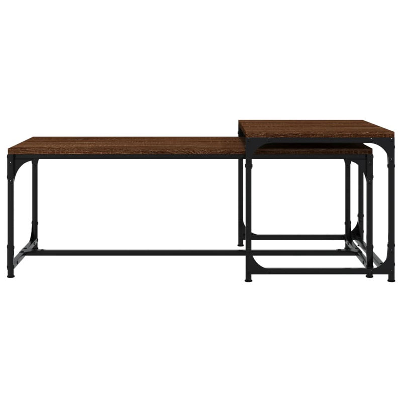 Besaw Frame Coffee Table, Brown Oak