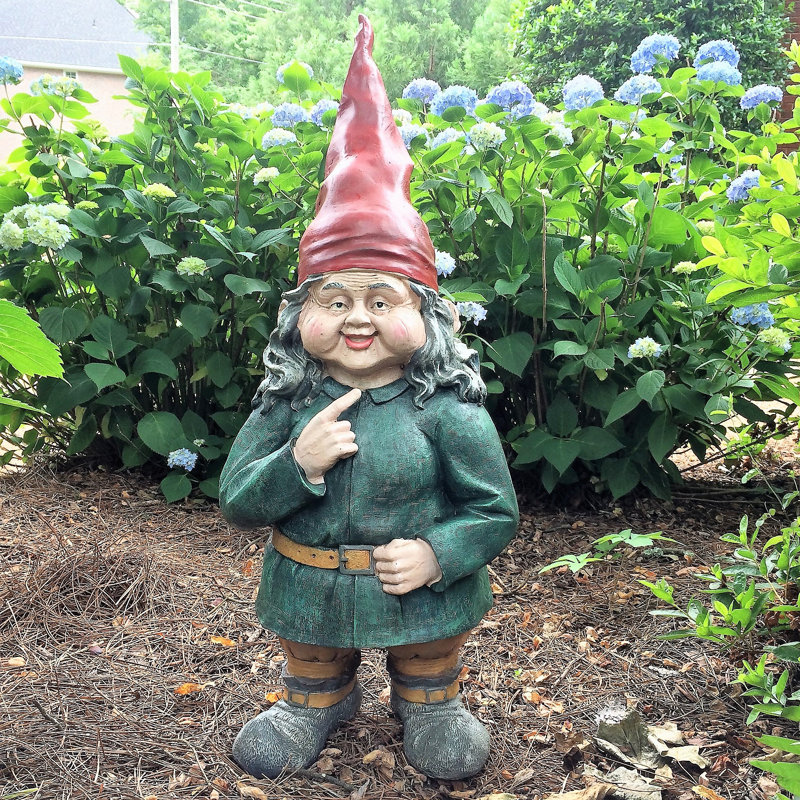 Statue de jardin des gnomes de l'Ancien monde Zelda, 33" H x 13" lx 11" p