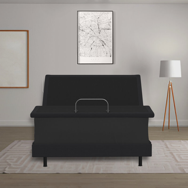 Base de lit réglable Reculver Lift, commande vocale, massage de la tête et des pieds, ports USB, Simple TG