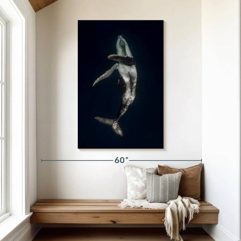 Brampt Dancing Humpback Whale, 48" H x 32" W