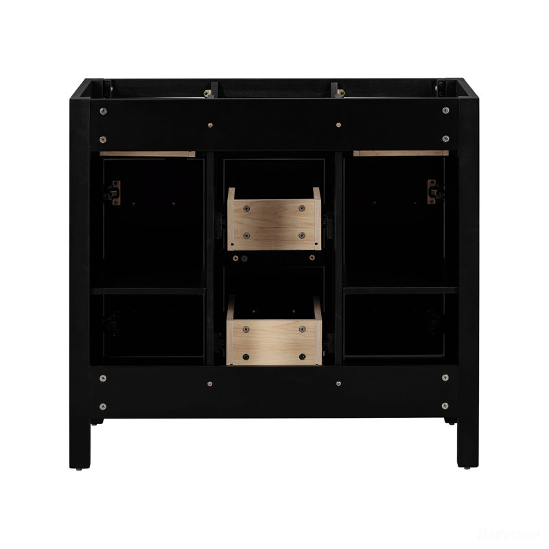 Meuble-lavabo simple avec 4 tiroirs pour la salle de bain