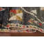 Tapis décoratif gris anthracite et bleu marine 4 x 7
