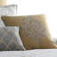  Ensemble d'édredon en microfibre gris / doré 8 pièces-1163649231
