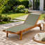 Chaise longue d'extérieur à structure en bois-392881079