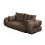 Canapé-lit Lazy, canapé-lit pliable multifonctionnel 78,7 po, canapé-lit rembourré en mousse 3-en-1