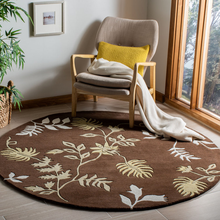 Candelo Soho Hand Tufted Wool And Viscose Floral Rug