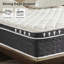 Matelas hybride à ressorts en mousse viscoélastique imprégnée de gel-1630100210-1645921134