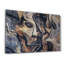 Élégante peinture murale en verre trempé de 13,8 po x 21,7 po | 100% verre trempé, épaisseur: 0,16 pouce | Imprimé UV pour des couleurs éclatantes | Parfait pour la décoration intérieure, le salon et les espaces de bureau