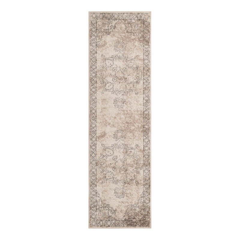 Cantey Oriental Ivory Area Rug, Runner 2' x 7'1"