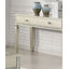 Table d'appoint avec tiroirs de rangement