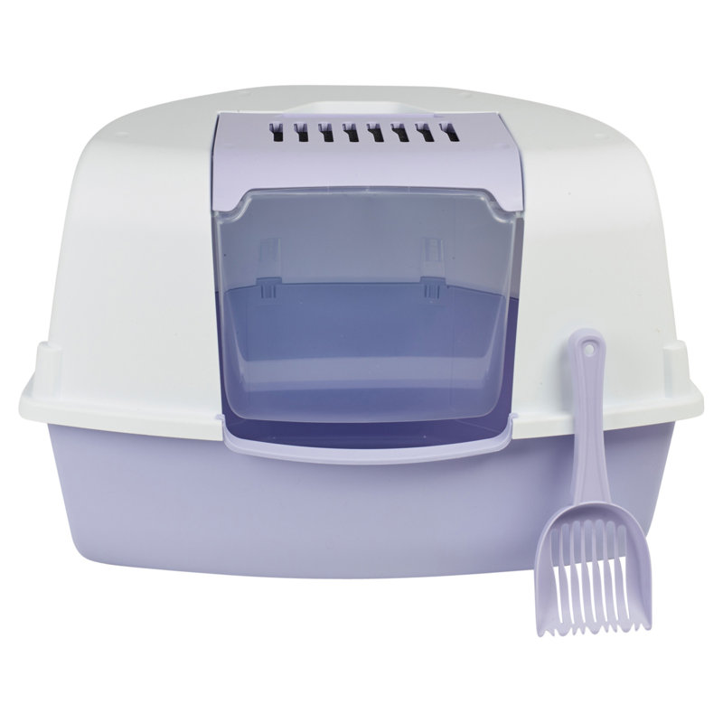 Plastic Litter Box, Lilac