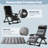 Zero Gravity Chair, Padded Adjustable Reclining Lounge Chair with Removable Headrest, Supports Over 440lbs-1455401377