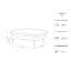 Adoraim 100 cm W Rectangle Footstool-705175414-705175415