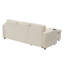 3 Seater Corduroy Sofa Bed-220432887