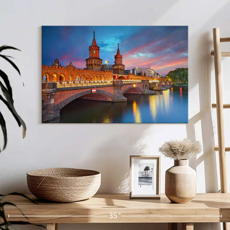 Pont Sireci Oberbaum, Berlin, H 16 po x l 24 po