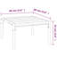 Lanavia Square Outdoor Coffee Table , 60cm cm W 60cm cm D